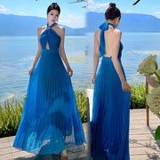 Elegant halter dress, view 4 - MRSLM