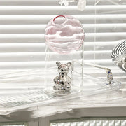 nordic bubble glass bear vase, view 2 - MRSLM