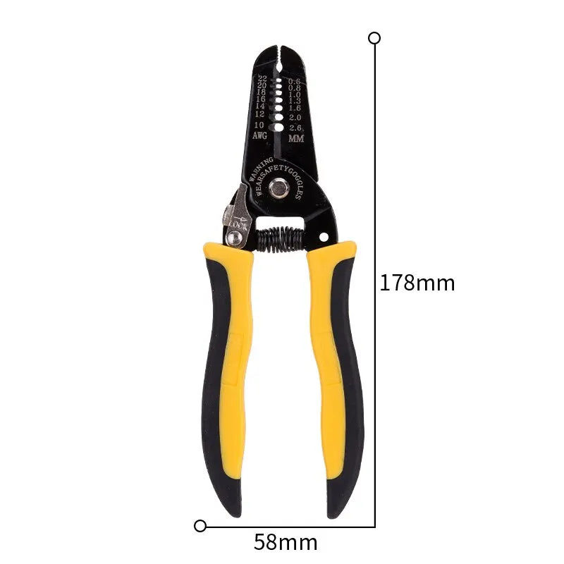 7-inch wire stripper and crimper, view 7 - MRSLM