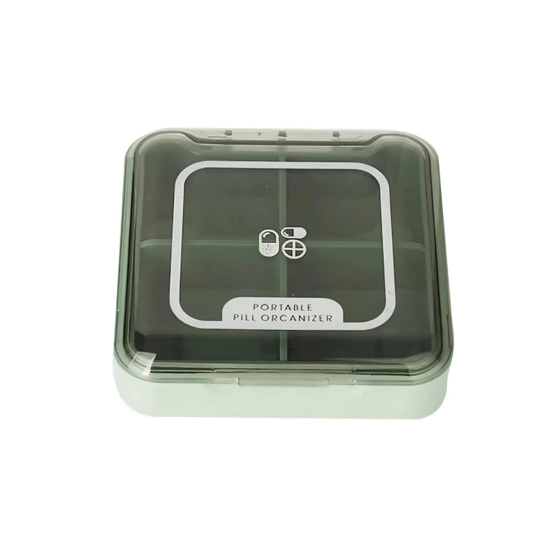 moisture-proof 4-cell pill box, view 3 - MRSLM