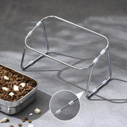 stainless steel elevated cat bowls, view 6 - MRSLM