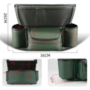 leather car seat organizer, view 8 - MRSLM