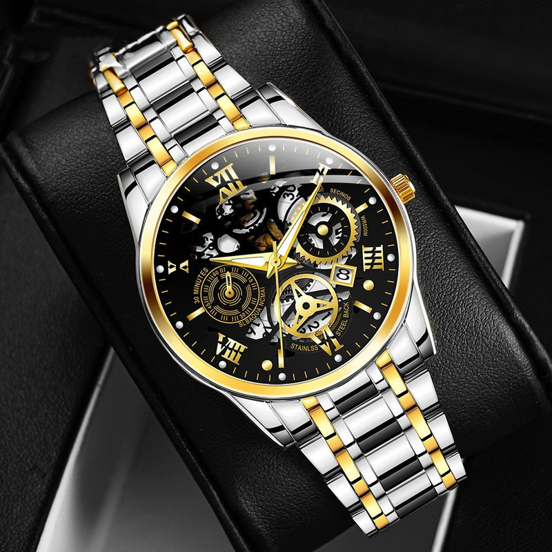 men's business quartz watch, view 2 - MRSLM