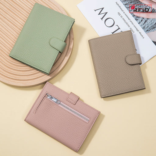 leather passport wallet - MRSLM