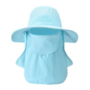 fisherman cap with neck cover, view 3 - MRSLM