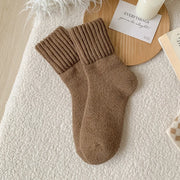 Women's winter thick wool low tube socks, view 2 - MRSLM