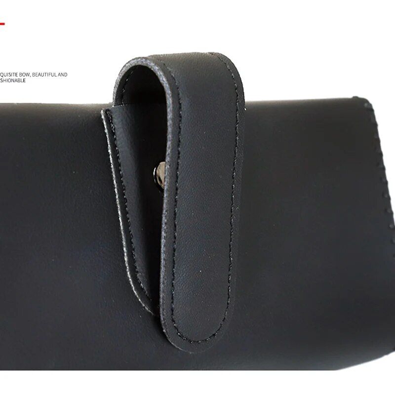 camellia flower leather car visor sunglasses holder, view 9 - MRSLM