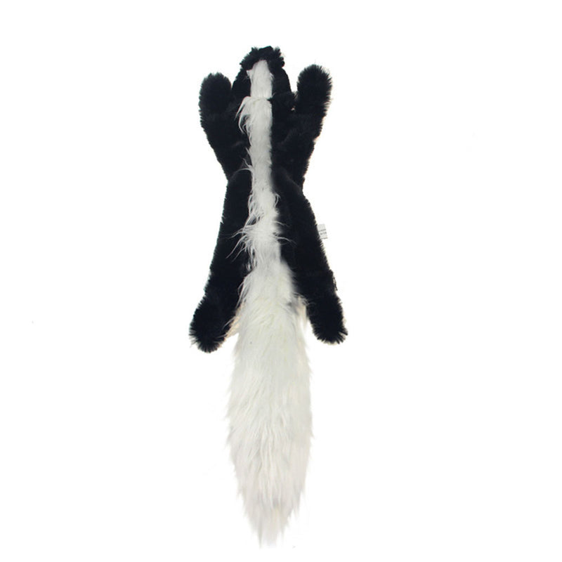 crinkle squeak plush dog toy, view 2 - MRSLM