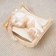 wooden cat rocking bed, view 6 - MRSLM