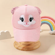 kids cat ear baseball cap, view 3 - MRSLM