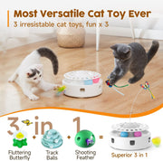 3-in-1 interactive cat toy, view 4 - MRSLM