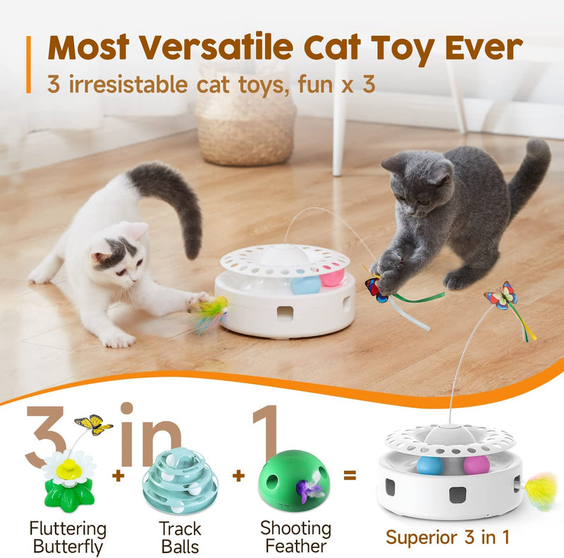 3-in-1 interactive cat toy, view 4 - MRSLM