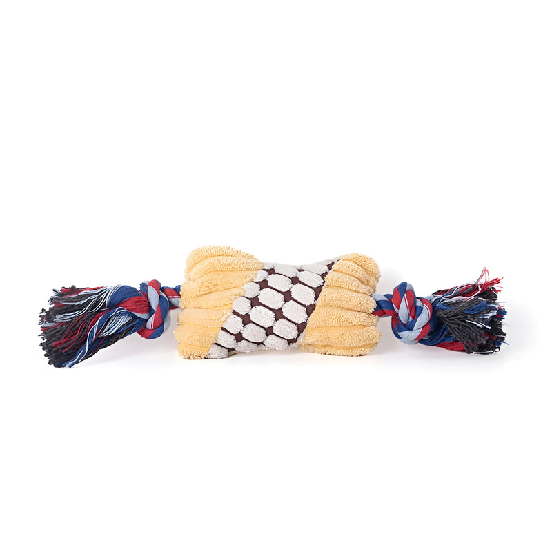 cotton rope dog toy, view 3 - MRSLM