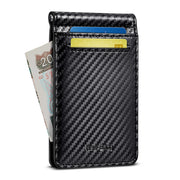 Leather driver's license holder, view 2 - MRSLM