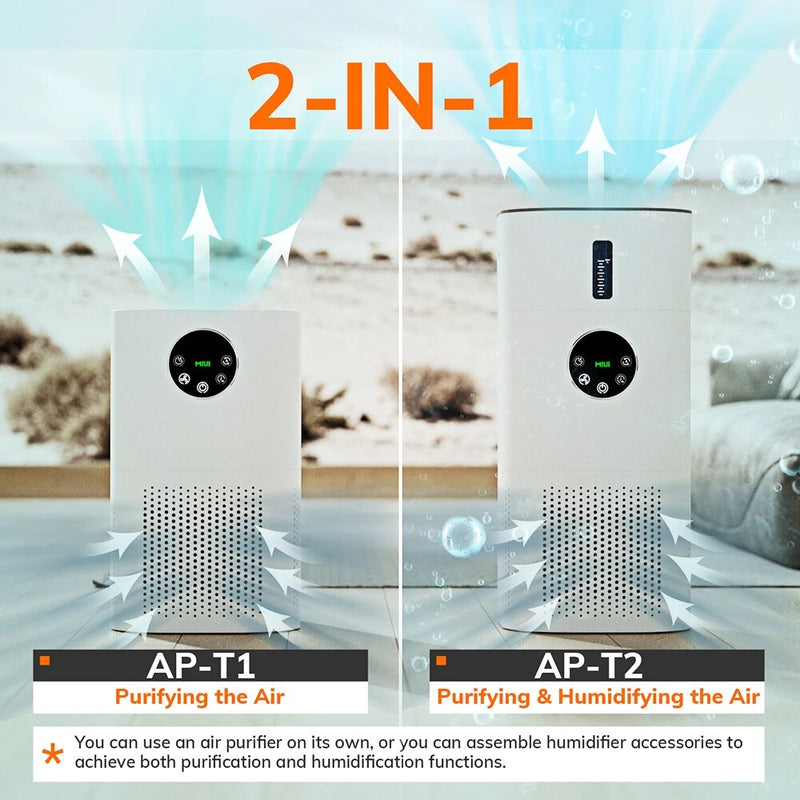 Air purifier and humidifier combo, view 6 - MRSLM