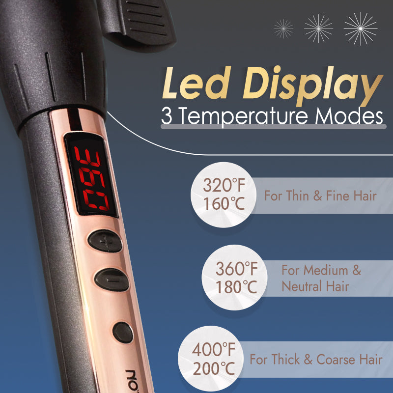 3 barrel electric curling iron, view 5 - MRSLM