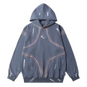 men's tie-dye patchwork hoodie, view 4 - MRSLM