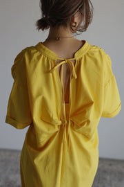 Women's casual long cotton dress, view 7 - MRSLM