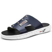 men's casual leather flip flops, view 7 - MRSLM
