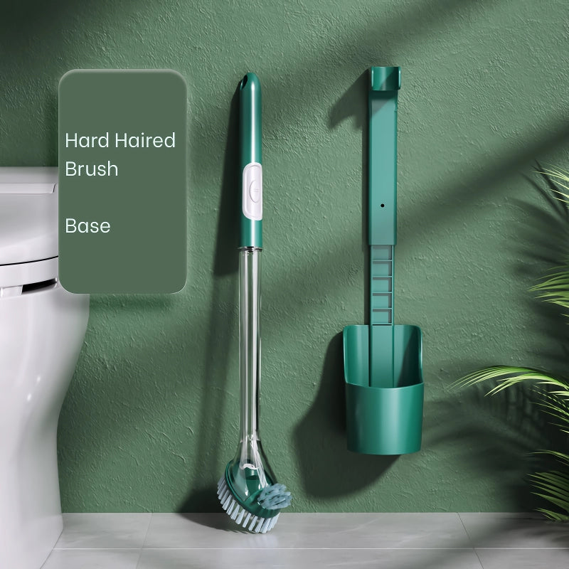 toilet brush with long handle, view 2 - MRSLM