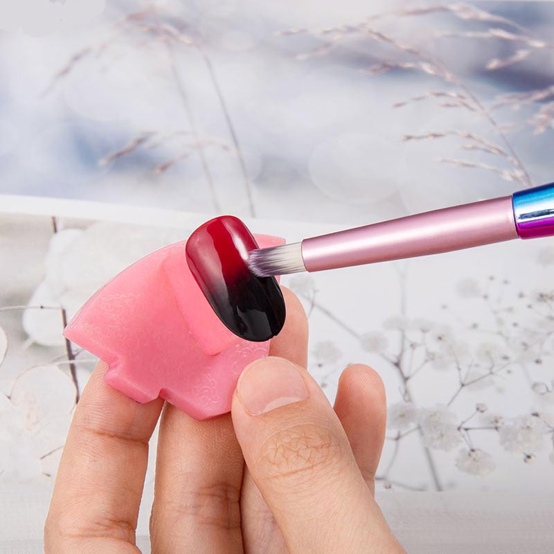 gradient mermaid handle nail art brush set, view 5 - MRSLM