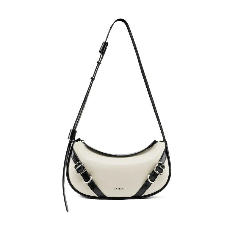 shoulder and crossbody baguette bag, view 2 - MRSLM
