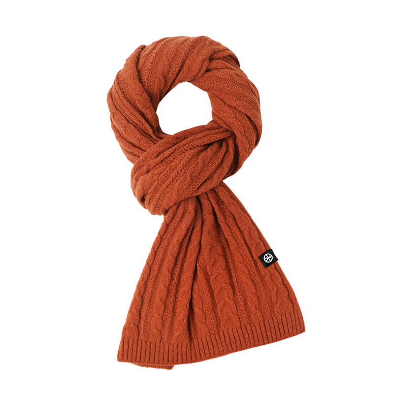 Women's long knit winter scarf, view 7 - MRSLM