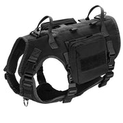 adjustable dog tactical harness vest, view 2 - MRSLM