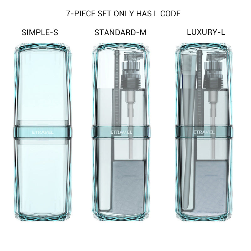 travel toothbrush and toiletries organizer set, view 14 - MRSLM