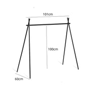 outdoor triangular storage rack, view 4 - MRSLM