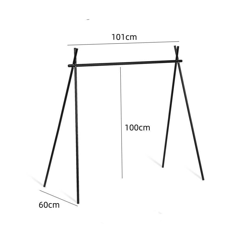 outdoor triangular storage rack, view 4 - MRSLM