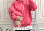 bear ear pet and owner matching hooded sweater, view 4 - MRSLM