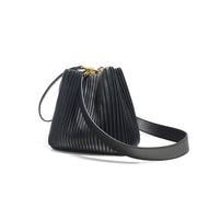 ruched bucket bag, view 15 - MRSLM
