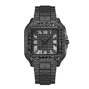 hip hop quartz wrist watch, view 5 - MRSLM