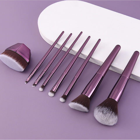 7-piece makeup brush set, view 3 - MRSLM