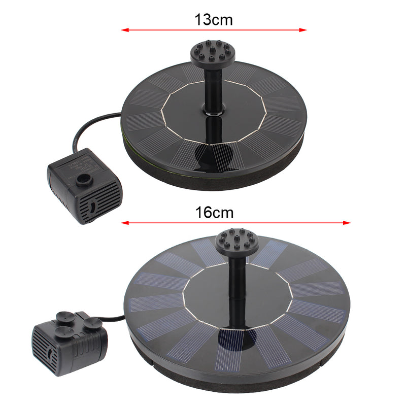 solar-powered floating fountain, view 7 - MRSLM