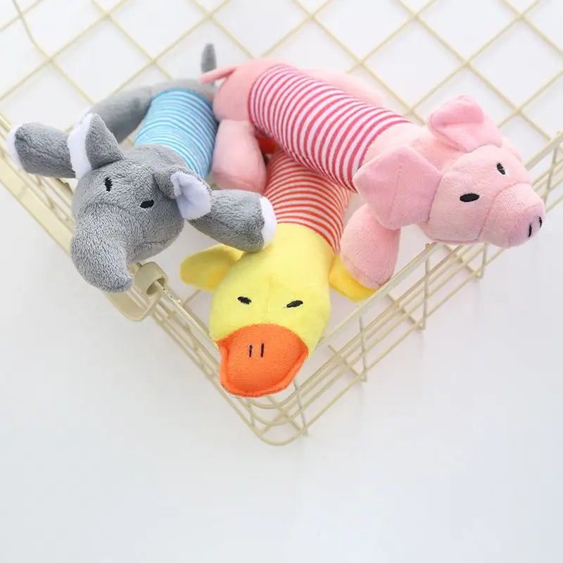 plush squeaky chew toy, view 6 - MRSLM