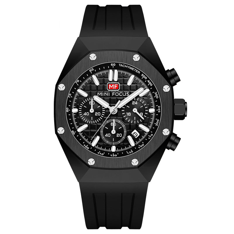 men's luminous sports quartz watch, view 5 - MRSLM