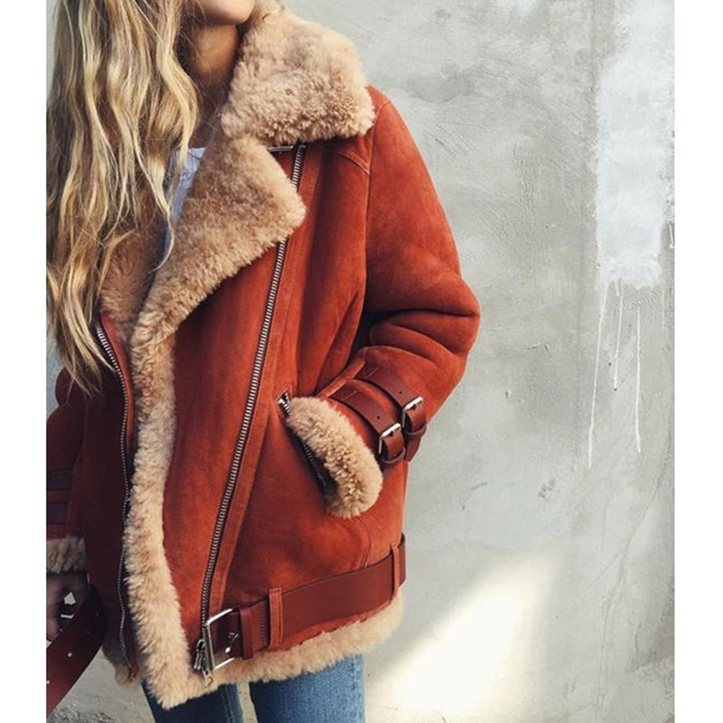Women's padded winter jacket plus sizes - MRSLM
