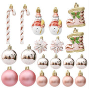 rose gold Christmas pendant set, view 5 - MRSLM