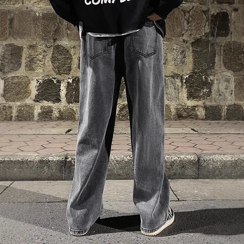 Men's Straight Loose American Design Jeans