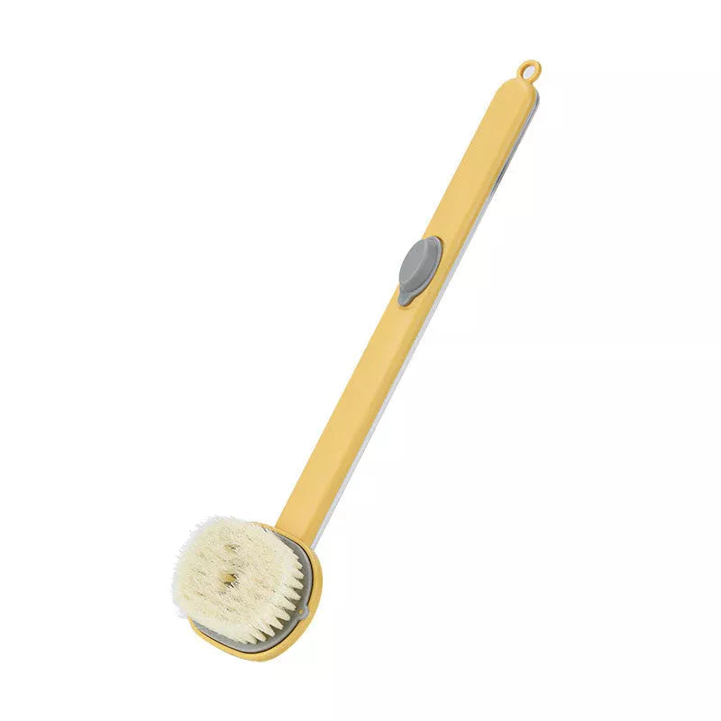 long handle bath brush, view 3 - MRSLM