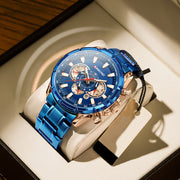 Multi-pointer men's business watch, view 2 - MRSLM