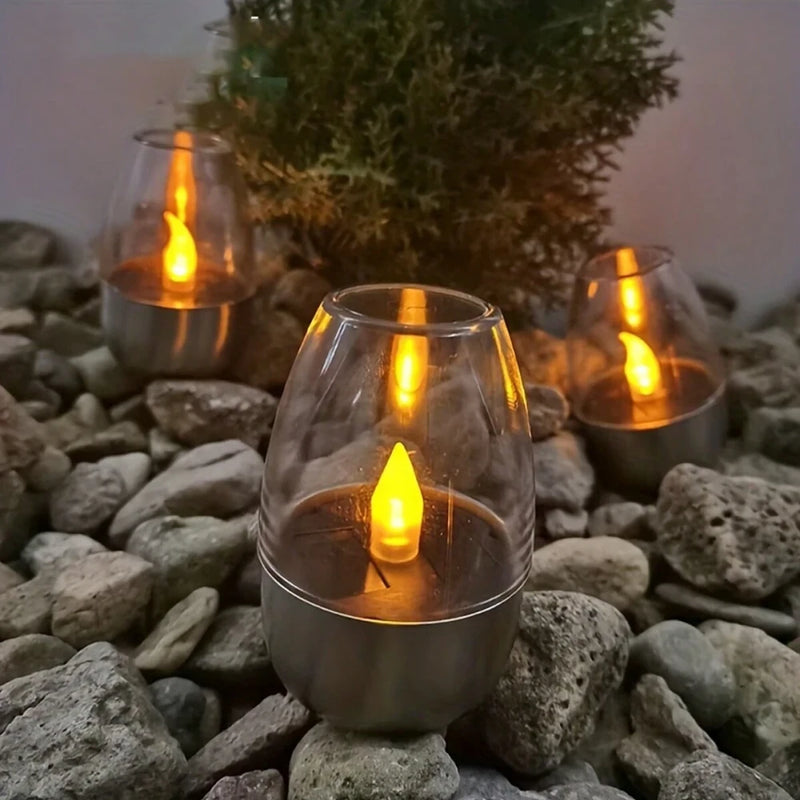 solar led candle lantern, view 7 - MRSLM