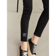 women's embroidered slim fit jeans, view 7 - MRSLM