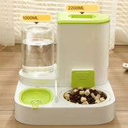 automatic cat water feeder and food dispenser, view 11 - MRSLM