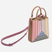 colorful square bucket bag, view 8 - MRSLM