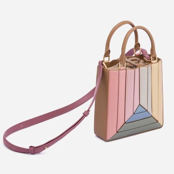 colorful square bucket bag, view 8 - MRSLM