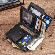 multifunction leather wallet, view 5 - MRSLM