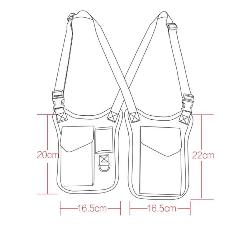 Underarm holster bag, view 2 - MRSLM